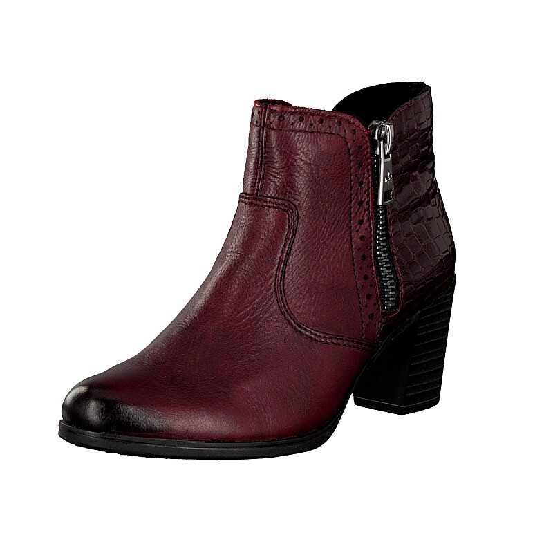 Botins Rieker Y8965-35 Para Mulher - Vermelhas